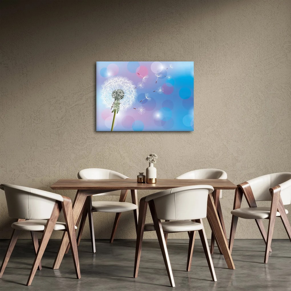 Kép - Pitypang a szélben (70x50 cm)