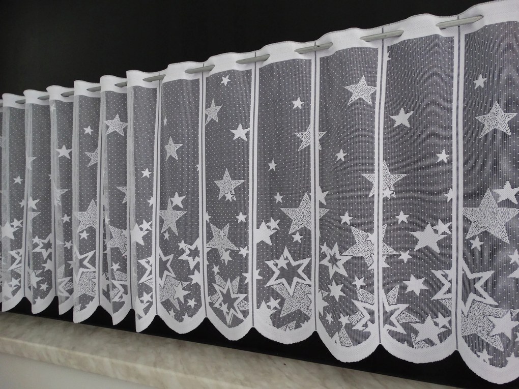 Mg Irigység 4741 Karácsonyi Csillagok fehér 60cm magas