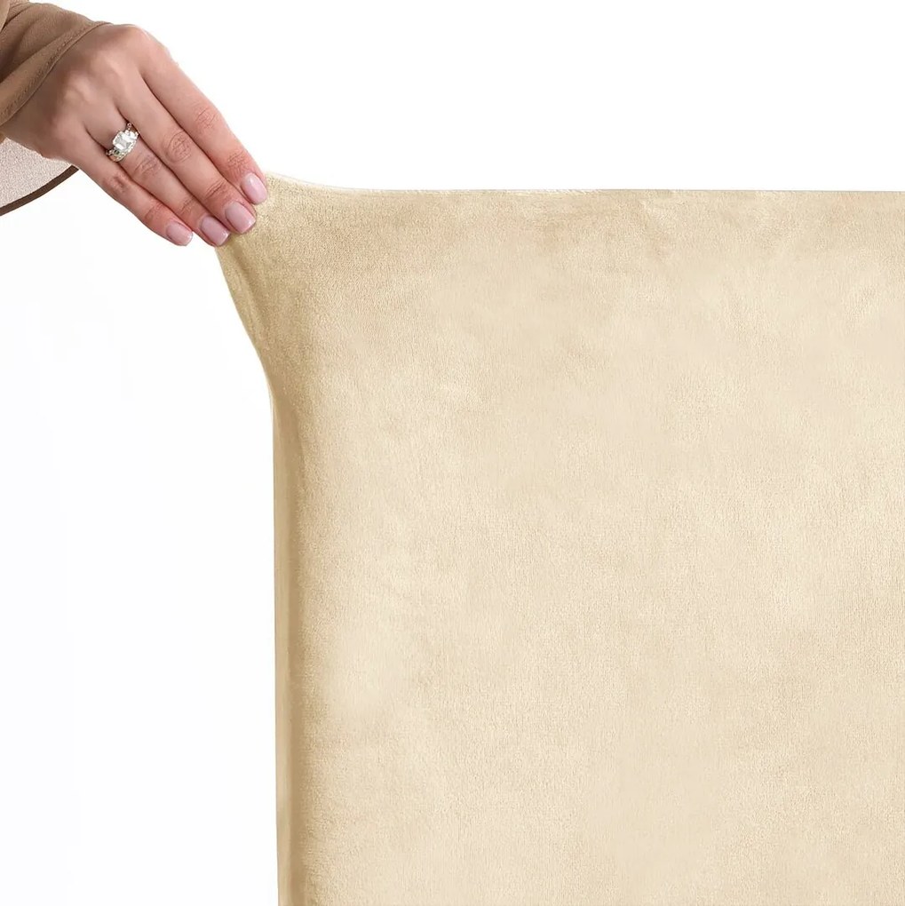 Restilo Feszítő huzat székhez Sento világos bézs, 48 x 48 x 58 + 10 cm, 6 db-os szett