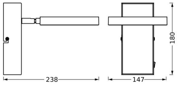 Ledvance -LED Fali spotlámpa DECOR SATURN LED/11W/230V 3000/4200/6500K