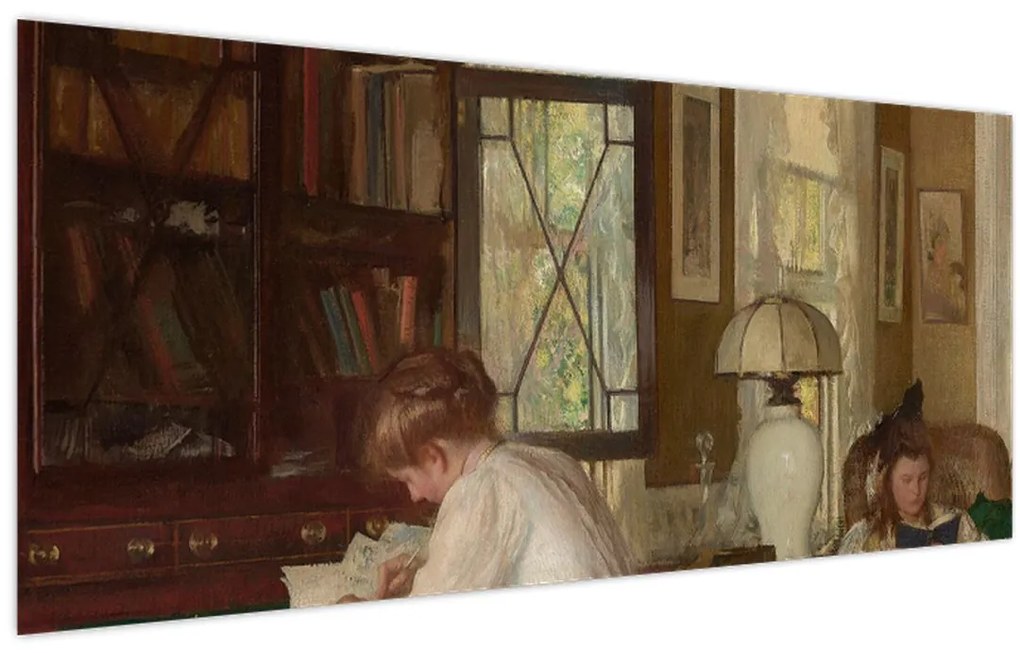 Kép - Edmund Tarbell, Josephine and Mercie, reprodukciók (120x50 cm)