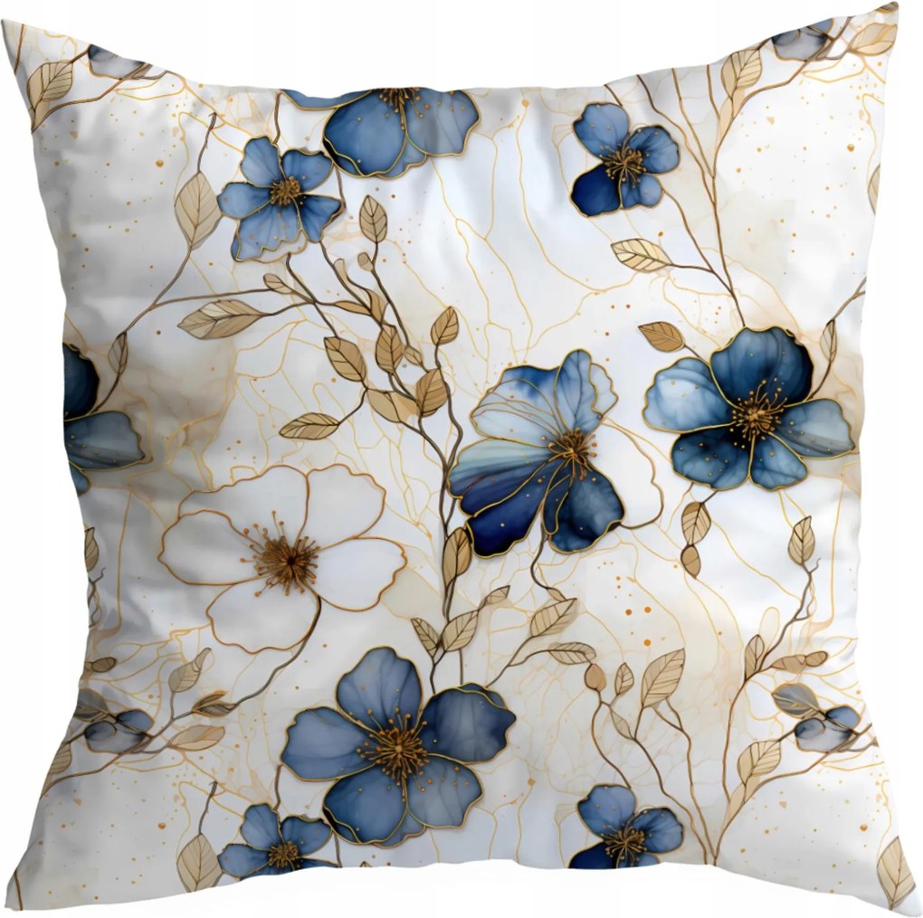 Tavaszi Díszpárnahuzat 50X50 CM Boglárka Tavaszi Virágok Színek Minta 396