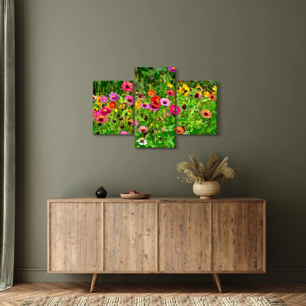 Réti virágok képe (90x60 cm)