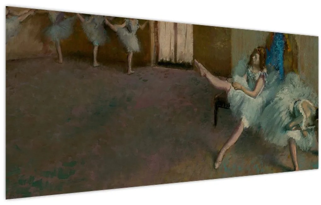 Kép - Edgar Degas, Before the Ballet, reprodukciók (120x50 cm)