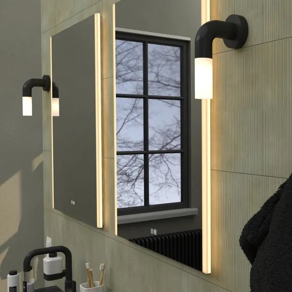 NIMCO ZP 11002VX - LED-es háttérvilágítású fürdőszobai tükör 3000-6500K 80x60 cm IP44