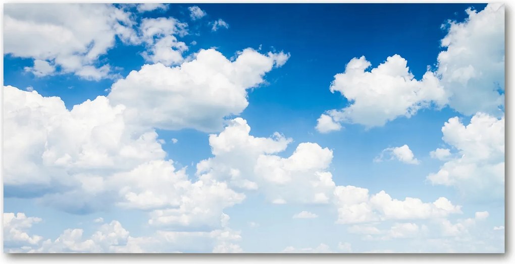 Fotó üvegkép Felhők az égen 140x70
