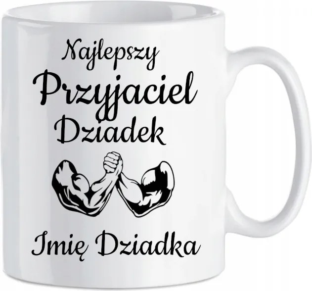 Kerámia bögre Legjobb Barát Nagypapa Nagypapa neve Divatos ajándék