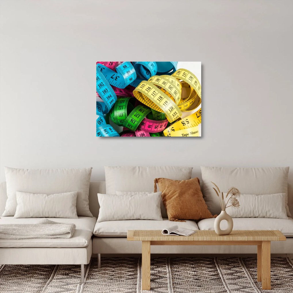 A színes méter képe (üvegen) (70x50 cm)
