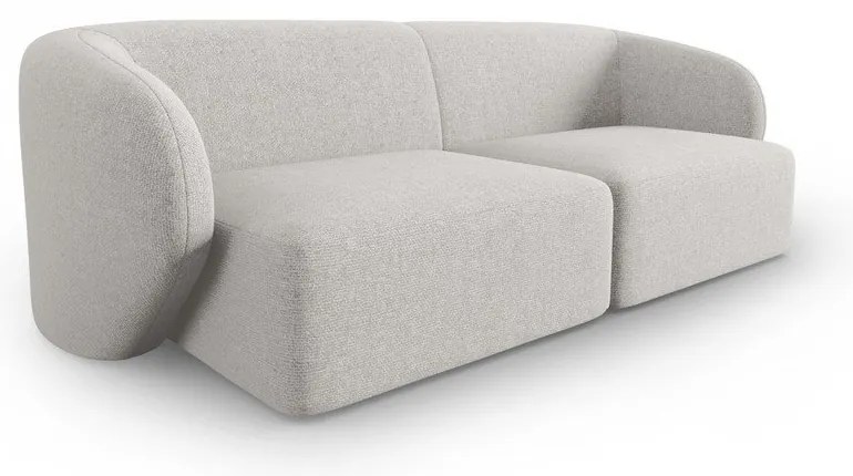 Világosszürke zsenília kanapé 188 cm Paolo – Milo Casa