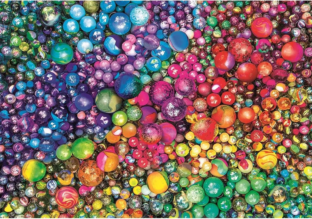 Színes golyók Marv 1000 db-os Compact puzzle Clementoni