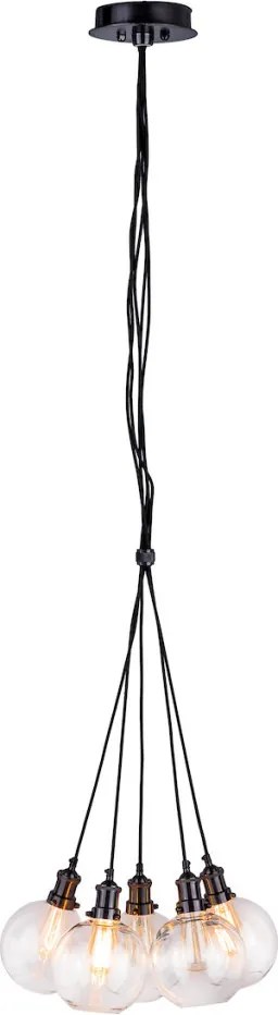 Dar Lighting ROUEN ROU0567 Függőlámpa 5x60W/E27 IP20
