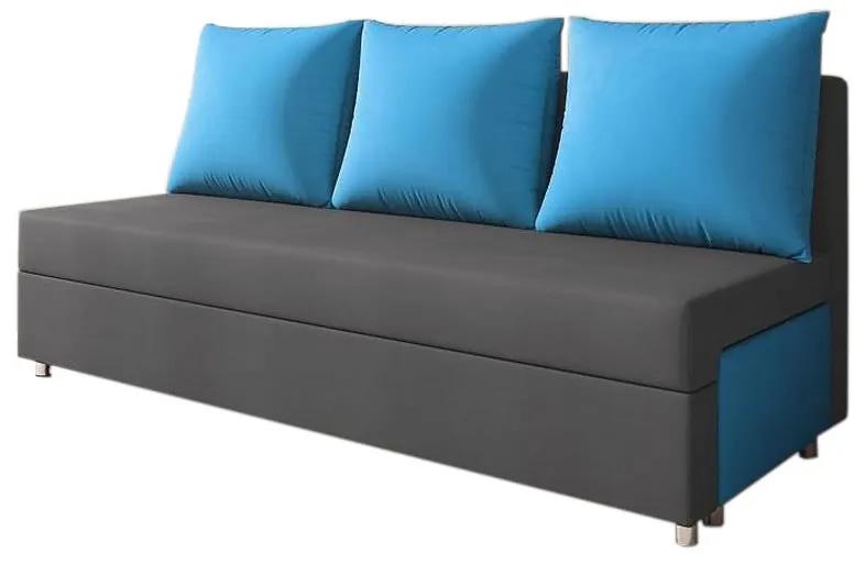 RITA kanapé, szürke+kék (alova 48/alova 29)
