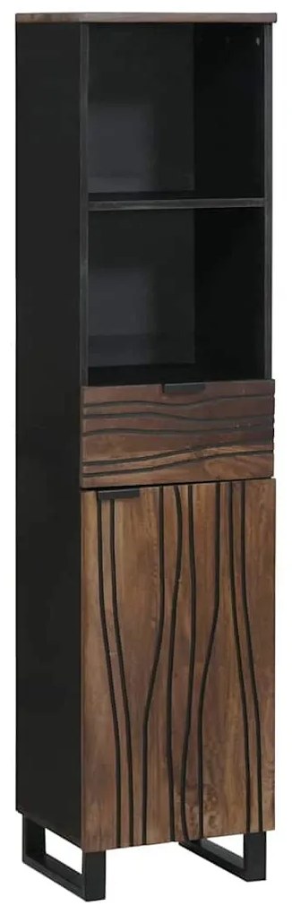 Fürdőszoba Székény fiókkal Barna 38 x 33 x 160 cm Tömör mangófa