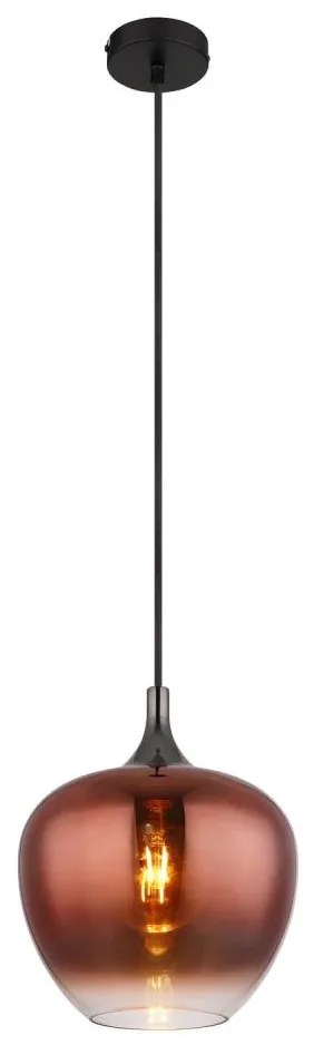 Globo 15548HG - Csillár zsinóron MAXY 1xE27/60W/230V réz