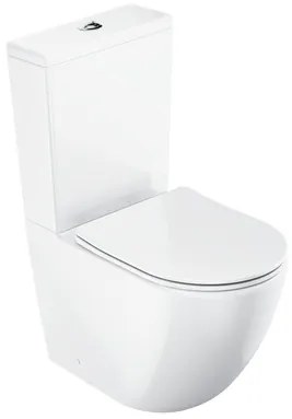 Ravak Optima vario kombinált wc softclose ülőkével, lefolyóval X01870