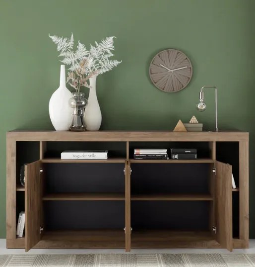 RIMINI komód, négyajtós – mercure tölgy