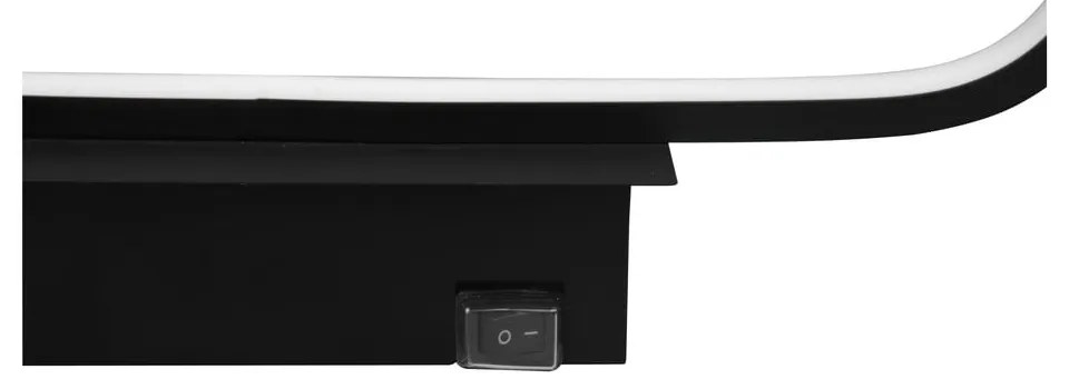 Matt fekete LED fali lámpa (hosszúság 40 cm) Gianni – Trio