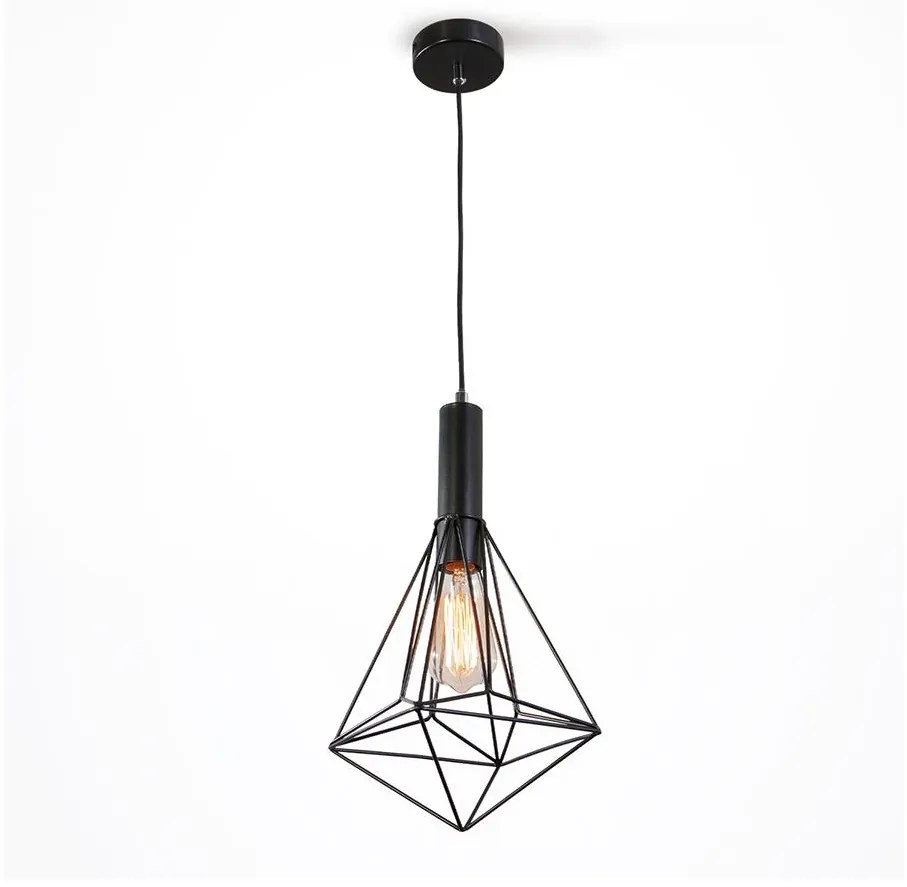 Csillár zsinóron DIAMOND 1xE27/60W/230V 25 cm