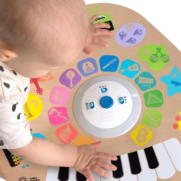 Baby Einstein - Zenés gyermek aktivitásasztal MAGIC TOUCH HAPE 3xAA