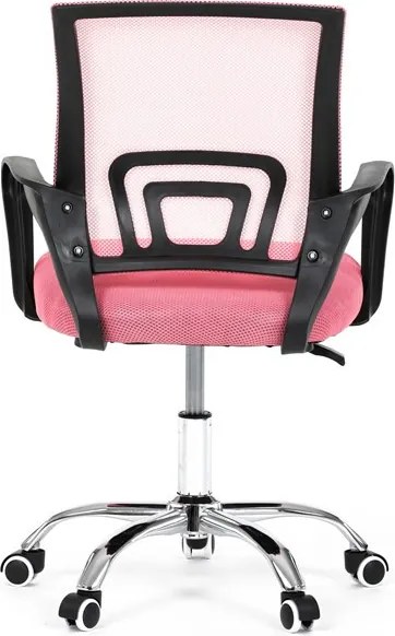 Gyerek forgószék hintamechanikával, rózsaszín hálós kivitelben KA-L103 PINK