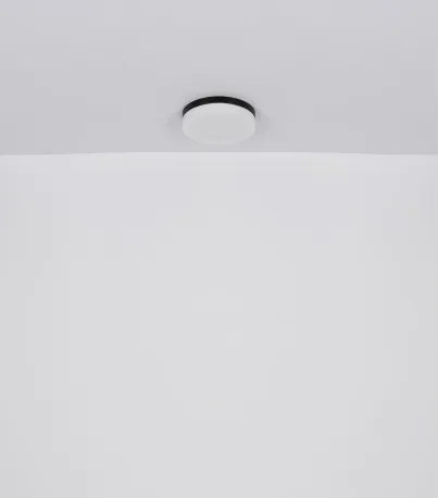 Globo 32113B Kültéri könnyű alumínium fekete matt, üveg fehér, IP44, ø: 300mm, M:65mm, fényforrás nélkül szállítva 3x E27 ILLU 40W 230V
