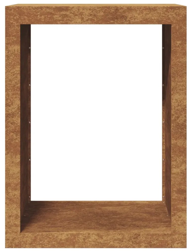 vidaXL tűzifa állvány 60x40x80 cm időjárásálló acélból