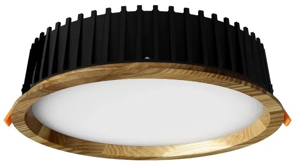 APLED - LED Lámpa RONDO WOODLINE LED/18W/230V 4000K átm. 26 cm kőris tömör fa