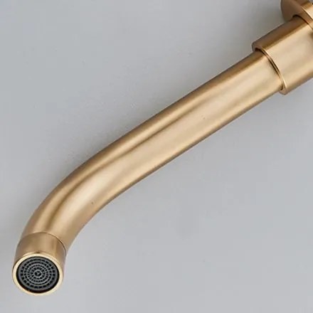 Falra szerelhető csaptelep Rea Lungo Long Gold Brush + box
