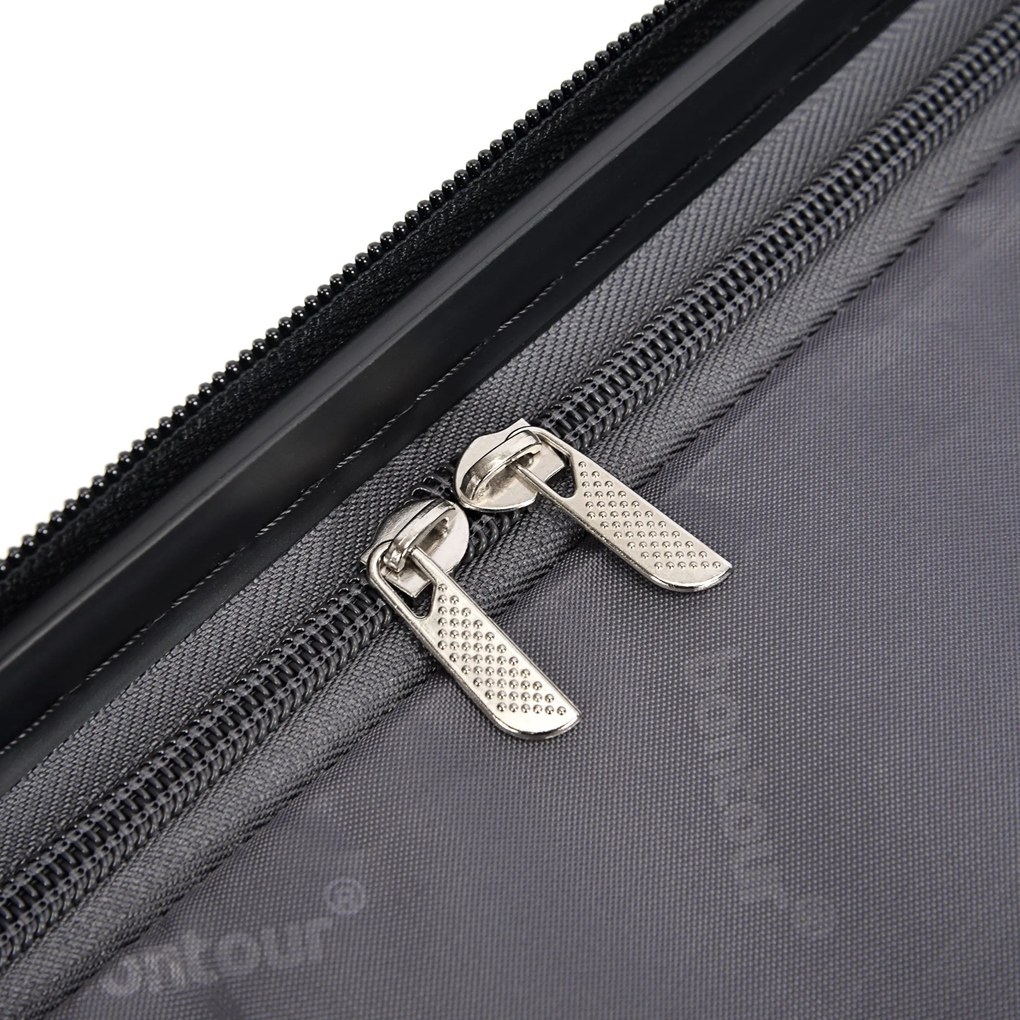 BONTOUR vertical 4 kerekes nagy borönd 76x50,5x29,5cm, púderzöld