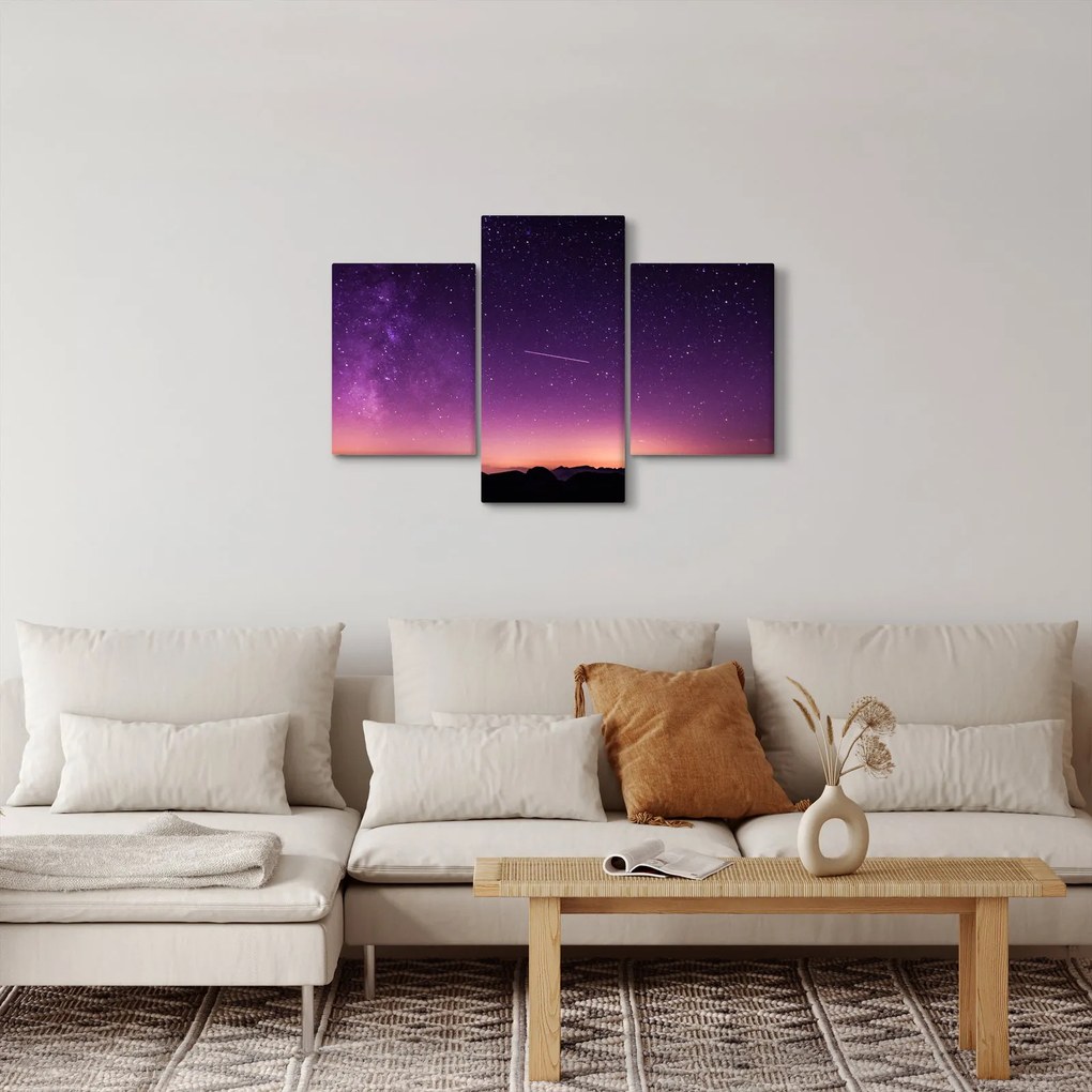 Ég képe hullócsillagokkal (90x60 cm)