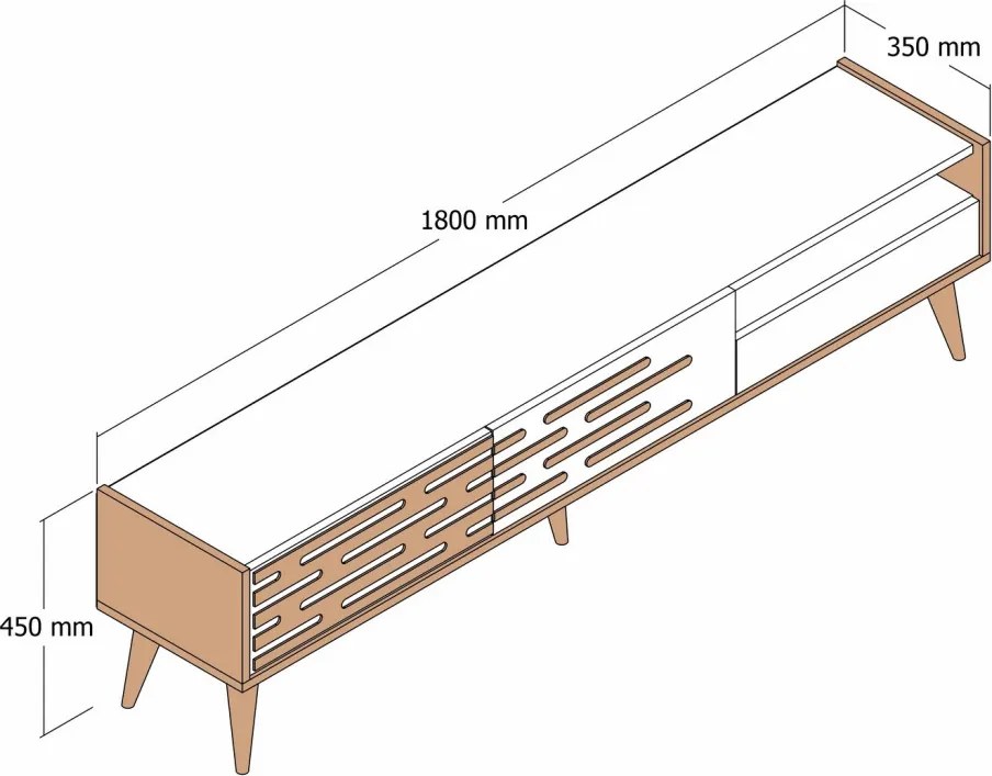 Valensiya - Walnut, White, Marble