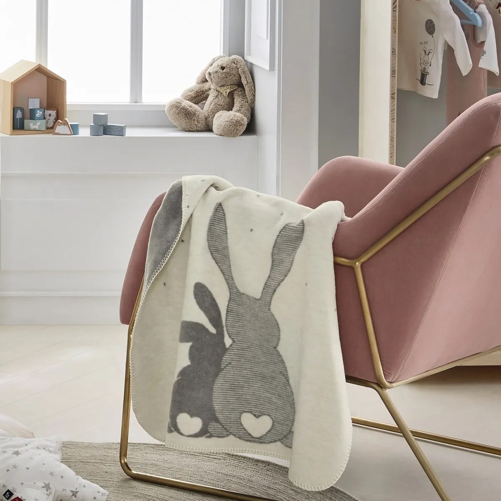 s.Oliver Junior Bunnies takaró, 75 x 100 cm