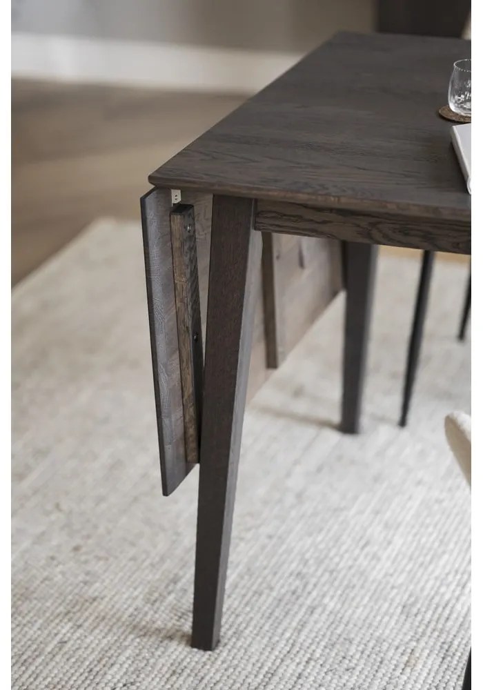 Tölgyfa bővíthető étkezőasztal 80x80 cm Filippa - Rowico