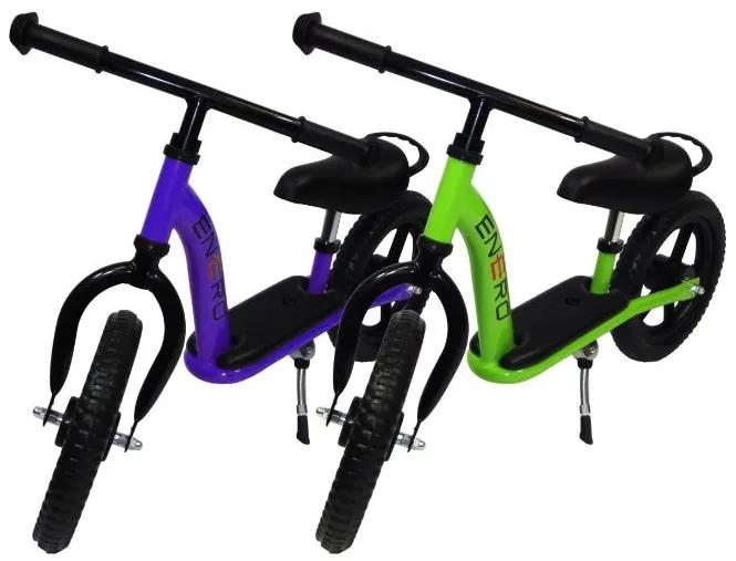 Balance kerékpár lila 12" támasztóval