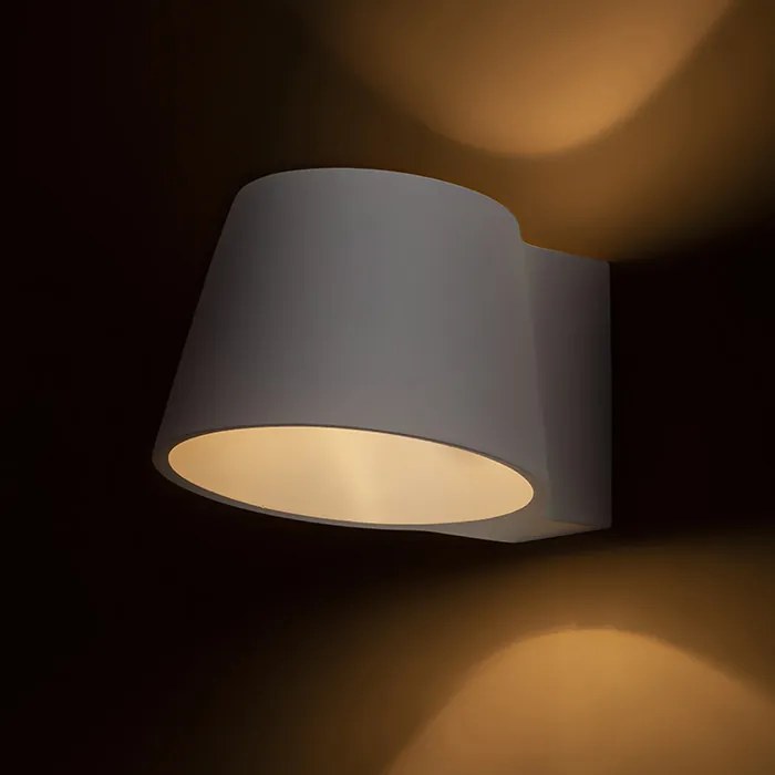 RENDL BENITA fali lámpa gipsz 230V LED E14 7W