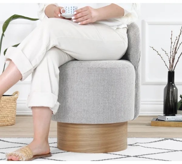 RIKI gyerekfotel, 40×47 cm, szürke