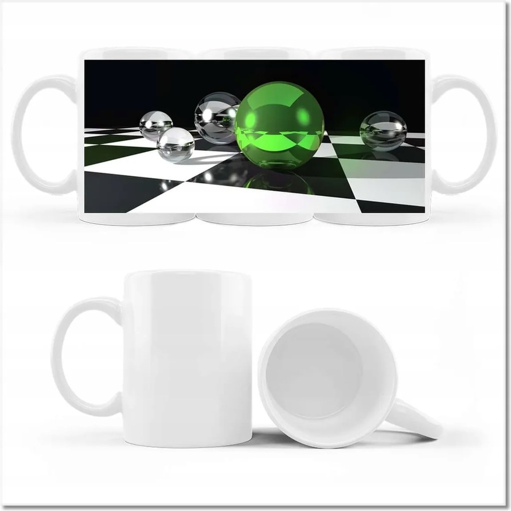 fényképes bögre Smaragdzöld