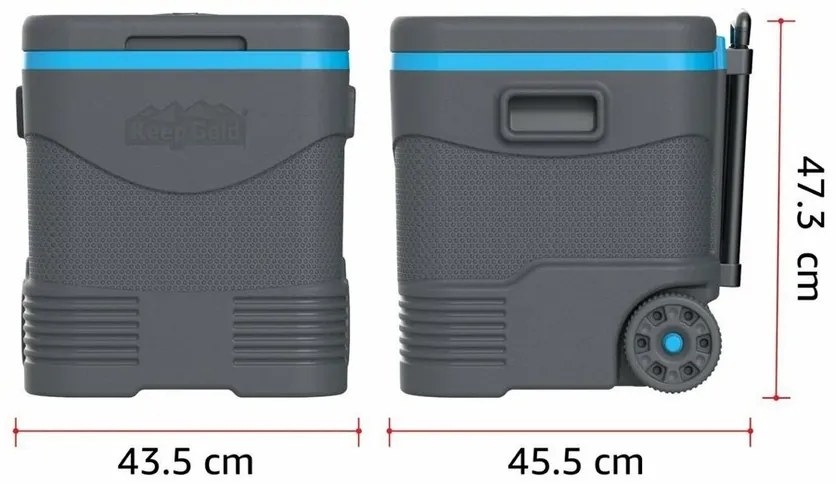 Duramax hűtődoboz kerekeken Keep Cold 45 l