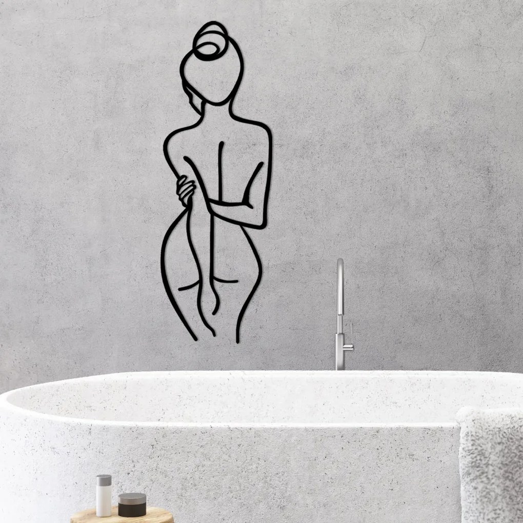 Woman Body fém faldekoráció