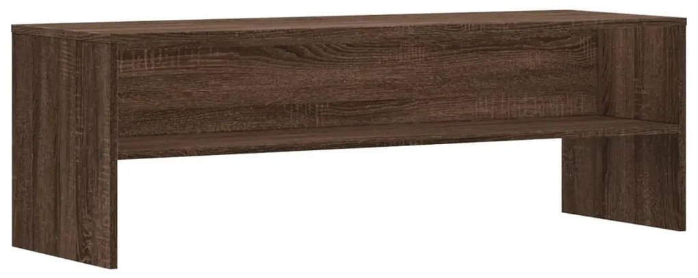 barna tölgy színű szerelt fa TV-szekrény 120 x 40 x 40 cm