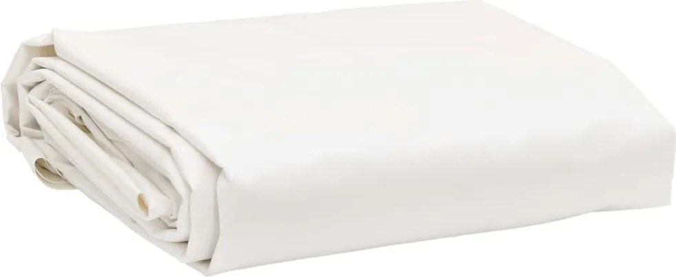 vidaXL fehér ponyva 5 x 8 m 650 g/m²