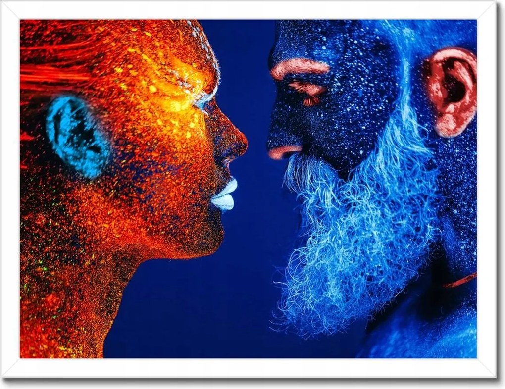 Poszterek keretben 40x30 Jég tekintet Szerelem