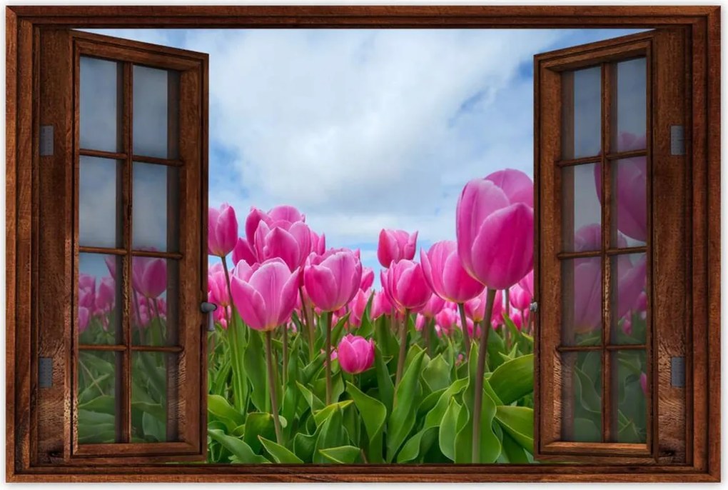 Poszterek 90x60 Tulipánok Virágok