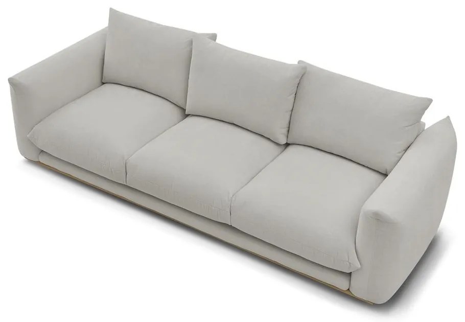 Világosszürke kanapé 265 cm Ernest – Bobochic Paris