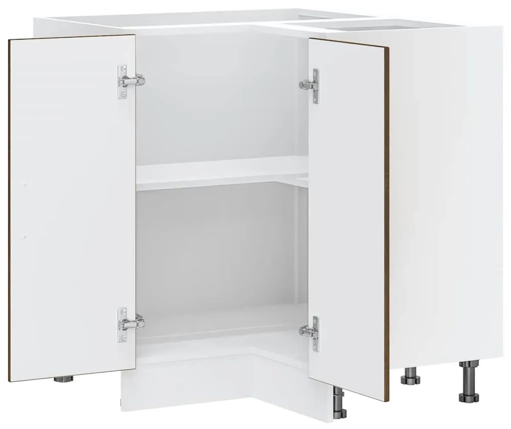 vidaXL Porto barna tölgy színű szerelt fa Konyha sarokszekrény