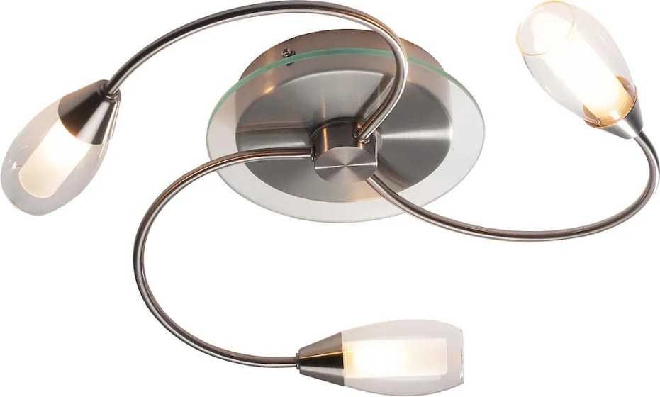 DAR LIGHTING TUG5346 TUGEL Mennyezeti Csillár Szatén Króm G9 IP20