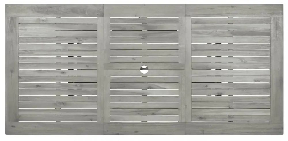 tömör akácfa kerti étkezőasztal (120-170) x 80 x 75 cm