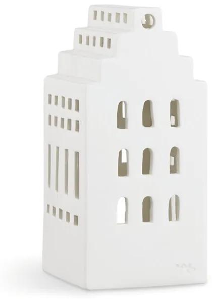 Urbania Lighthouse Manor fehér kerámia gyertyatartó - Kähler Design