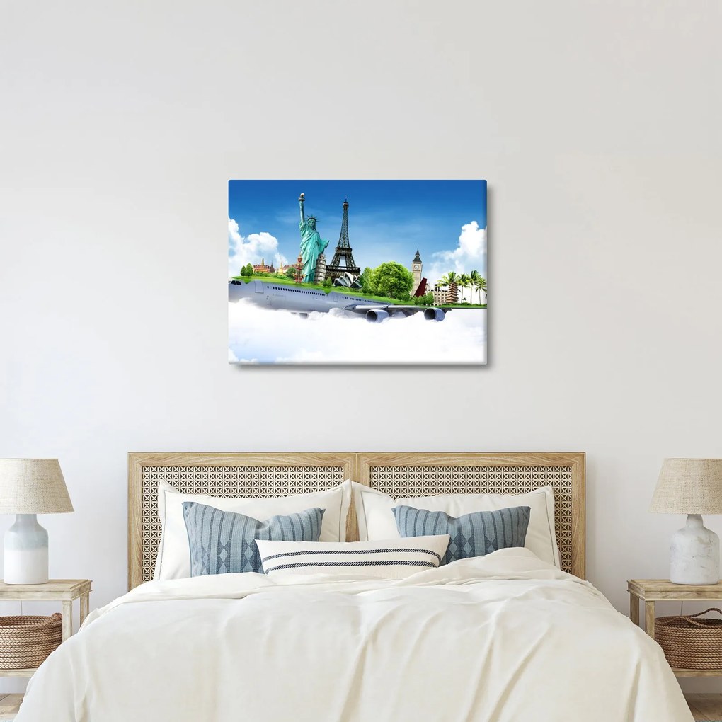 Kép - utazás a világ körül (70x50 cm)