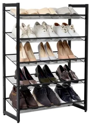 Cipőszekrény ALVORO fekete